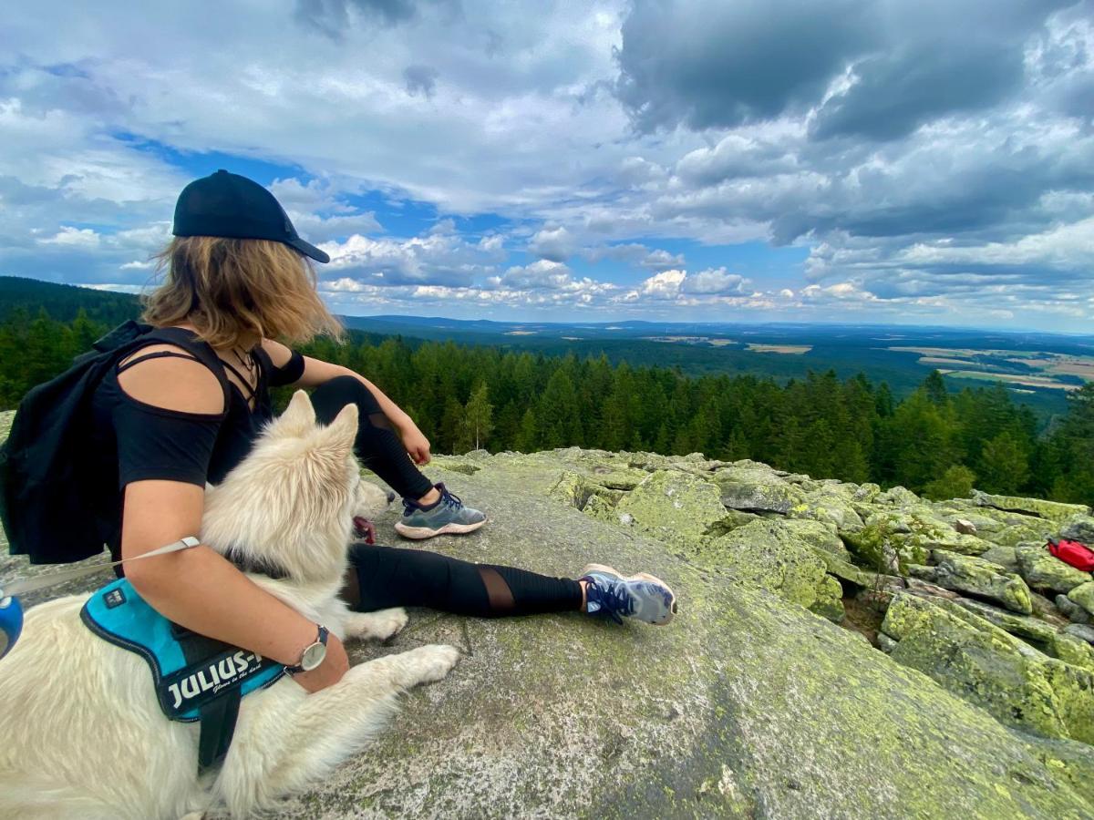 Ferienwohnung Oxana Im Naturpark Fichtelgebirge Schonwald  ภายนอก รูปภาพ