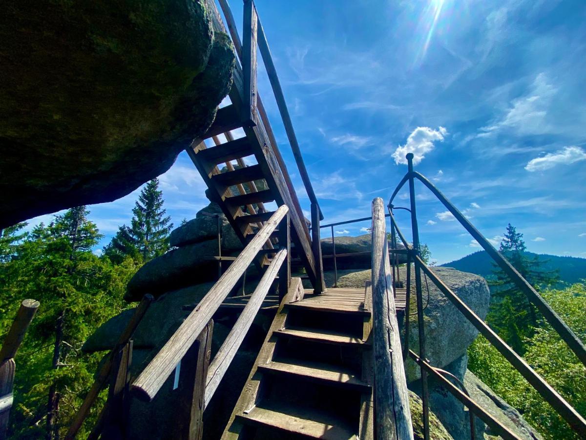 Ferienwohnung Oxana Im Naturpark Fichtelgebirge Schonwald  ภายนอก รูปภาพ
